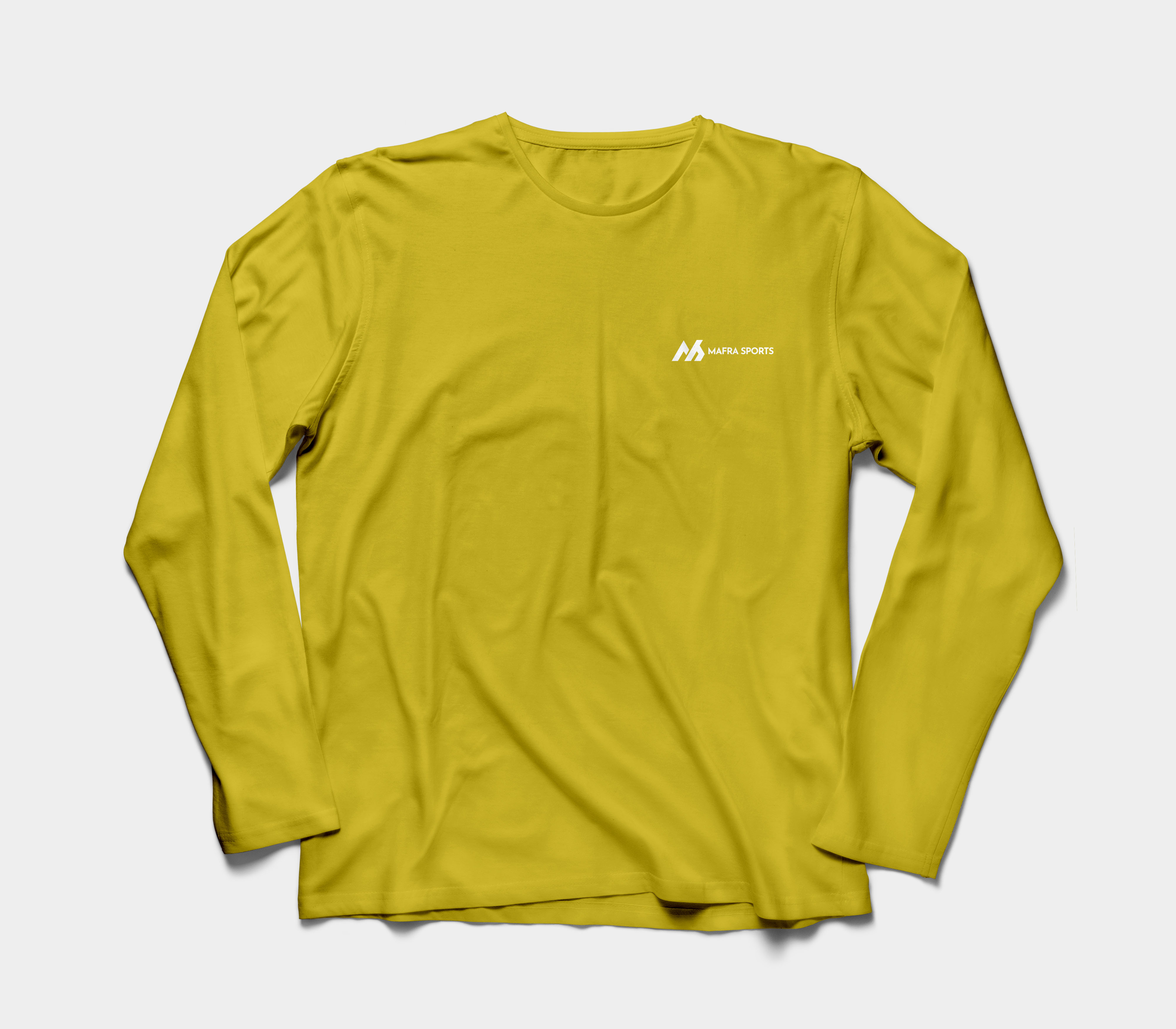 Solid Color Dyed Long Sleeve Crew Neck