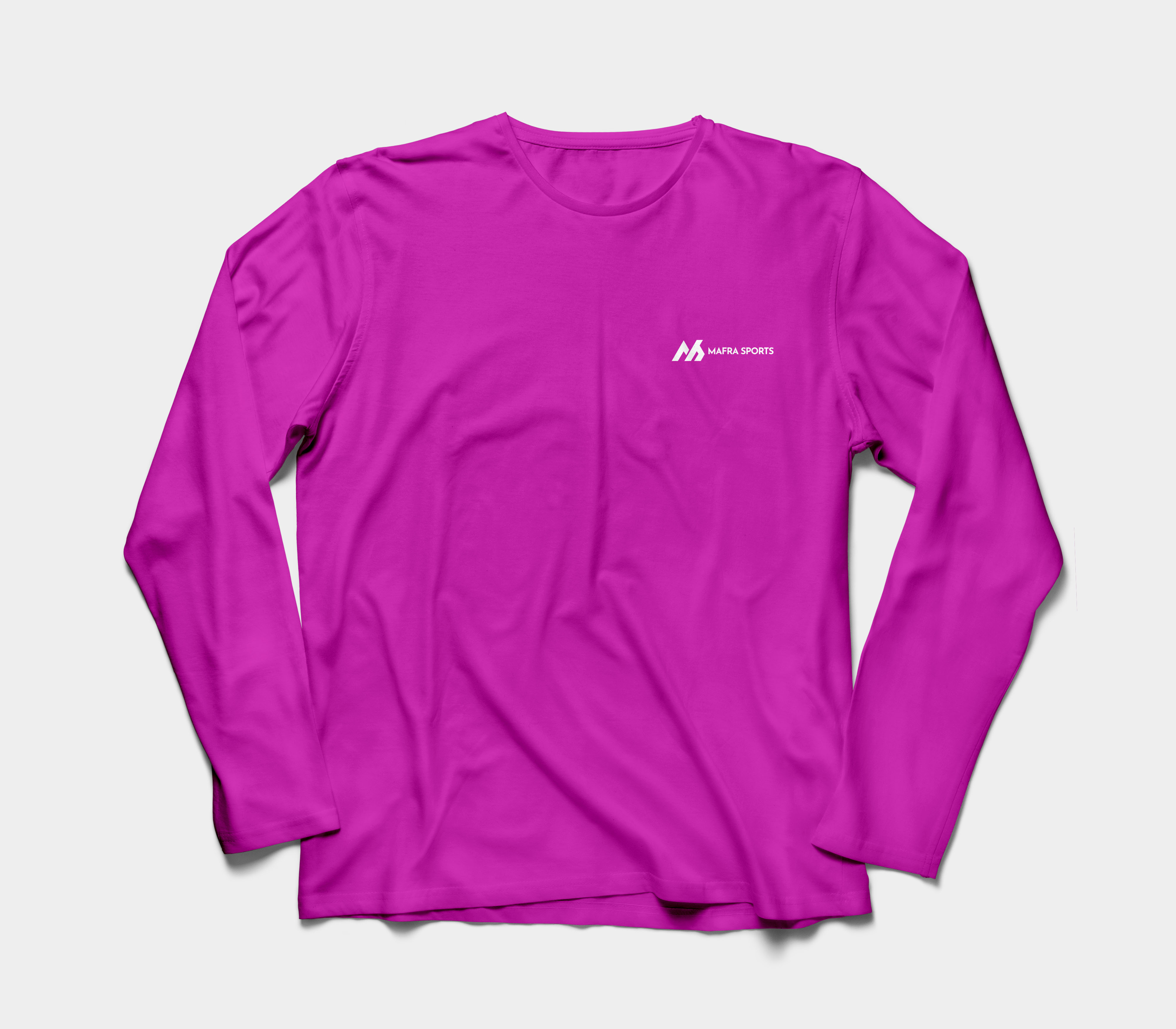 Solid Color Dyed Long Sleeve Crew Neck